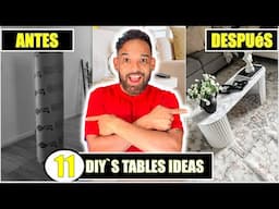 ⭐️ 11 Ideas increíbles de como hacer mesas decorativas con materiales reciclados