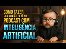 COMO FAZER SUA VERSÃO BEBÊ NO PODCAST COM INTELIGÊNCIA ARTIFICIAL | CASSIM - MENTOR DE NEGÓCIOS
