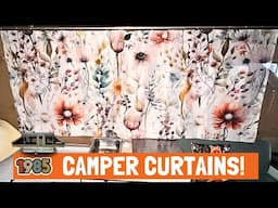 'DIY Pop-Up Camper Curtains  from Shower Curtains!