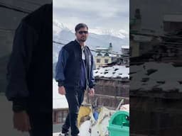 "Step outside and see the magic around you.".       #travel #mountains #snowfall #manali #travelvlog
