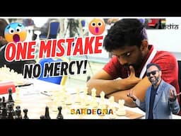 SL Narayanan's Masterclass! Punishing a Positional Mistake| Game of Round 4 at Sardinia Chess 2025