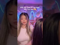 POV: The Quiet Shy Girl Plays With Your Hair 💆‍♀️ #asmr