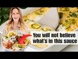 The DISAPPEARING Keto White Chicken Enchiladas ONLY 6 carbs!