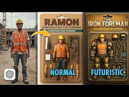How to Turn Images to AMAZING Collectible Toys in ChatGPT | Collectible Figurines