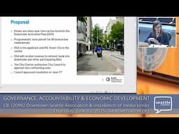 Governance, Accountability and Economic Development Committee 6/12/2025