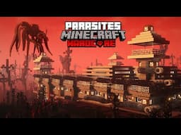 Surviving 100 Days in a Parasite INFESTATION in Minecraft Hardcore