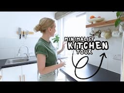 EVERYTHING I OWN in our MINIMALIST KITCHEN | EXTREME? MINIMALIST KITCHEN HOME TOUR | MINIMALISM