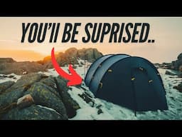 ⛺️A PROPER 2 person Tent – Lake District Camping in freezing WINTER conditions! AND SHE FINALLY CAME