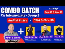 CA Inter-Important Announcement for Group-2