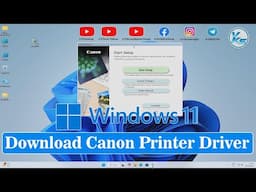 ✅ How To Download & Install Canon Printer Driver Software Without CD/DVD in Windows 11