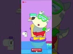 Oh No! Wolfoo Turns His House into an Ocean #shorts