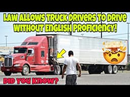 Please Share! Law Allows Truck Drivers To Drive Without English Proficiency Intrastate In Texas!