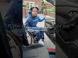 If you close my car door our  marriage is over!!!!