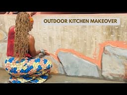 I feel better about THIS | Rustic Outdoor Kitchen Upgrade