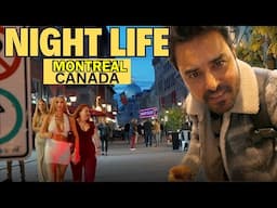 NIGHT LIFE IN MONTREAL, CANADA 🇨🇦 | Indians In Canada | Montreal Hindi Vlog