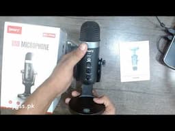 Jamry Mc-PW8 Professional USB Microphone, Professional Condenser Desktop USB Microphone