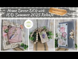 Home Decor DIYs with IOD Summer 2025 Release | Vintage Decor 2025