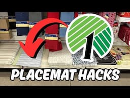 Genius Ways To Use Dollar Tree Placemats🤩