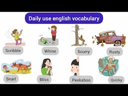Daily Use English words | English vocabulary | Improve your English vocabulary