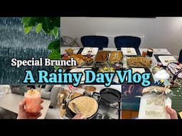 Full Day Routine Vlog ⛈️ | Cooking Cleaning and Dawat 🍲🥘
