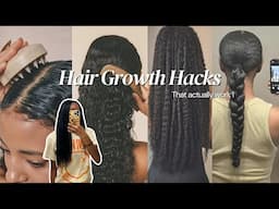 10 Hair Growth Hacks Tested & Approved !