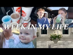WEEK IN MY LIFE: Aaron comes to visit, Swig taste test, Getting my pink back, playroom updates