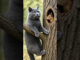 Cat Fufik and his Unlucky Walk Through the Forest #cat #shorts