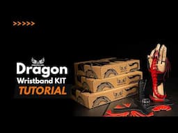 Leather Dragon Wristband DIY KIT and Pattern