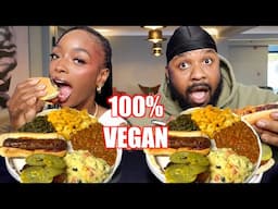 MEMORIAL DAY VEGAN BBQ LEFT OVERS | MUKBANG
