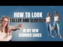 My 4 Most Comfortable Shoes for Summer I Wear to Look Taller and Slimmer #cosyisland