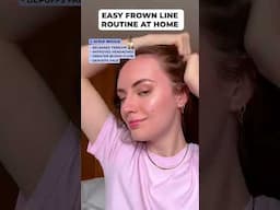 Frown Line Routine #beautyhacks