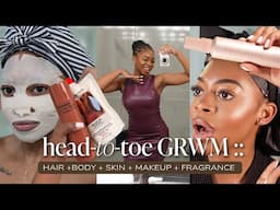 Full Head-to-Toe GRWM! | Hair, Shower, Body/Skin Care + Makeup [Sephora Favorites]