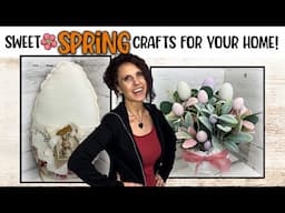 Transform Your Spring Decor With These All New Fabric, Wood and Floral Crafts! | DIY Spring Crafts