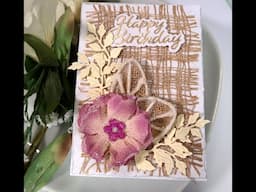 Making Flowers   Hessian /Burlap backgrounds