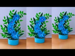 beautiful flower bouquet making with paper / diy flower bouquet