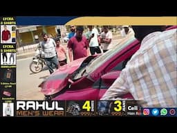 Speeding Ford Figo Car Crashes Into Closed Shops in Nehru Gunj; Major Tragedy Averted