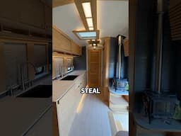 5 Hidden Skoolie Features You Should Steal! #buslife #skoolie #vanlife #tinyhome