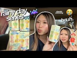 NEW Sonny Angel I 💛 Rainy Day Series ☔️🌈 | chill car unboxing