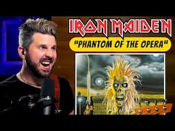 Bass Teacher Hears IRON MAIDEN's "PHANTOM OF THE OPERA" for the First Time!