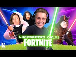 Lightsabers Only! (A Star Wars Family Battle in Fortnite)