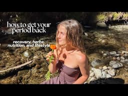 Healing Hypothalamic Amenorrhea | I lost my period for 4 years, here's how I got it back