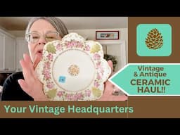 Ceramic & Sewing Notion Finds!! Thrift Store - Antique Mall - Estate Sale Haul!