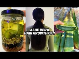 Insane Aloe Vera HAIR GROWTH Oil for Massive Hair Growth ‼️
