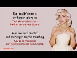 Sabrina Carpenter - Couldn't Make It Any Harder | Lirik Terjemahan Indonesia