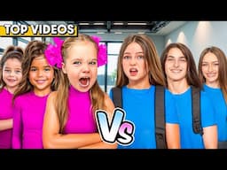 Toddlers vs Teens in ULTIMATE CHEER BATTLE! | Rebecca Zamolo
