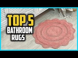 ✅Top 5 Best BoHo  Bathroom Rugs in 2025