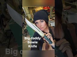 forged bowie knife