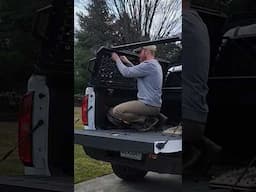 Working on the Ibex bedrack from ‎⁨@TheKuatRacks⁩ is a breeze! #tooeasy #overland
