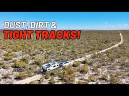 Now our BIG LAP adventure REALLY BEGINS  || a DUSTY shortcut out of WA (Hyden to Norseman)