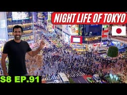 NIGHT LIFE of ICONIC AREAS of Tokyo 🇯🇵 S8 EP 91 | Shinjuku Shibuya Harajuku | Pakistan to Japan Tour